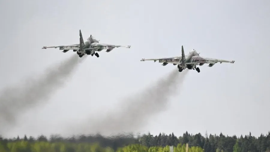 Российские военные сбили украинский штурмовик Су-25 в Запорожье
