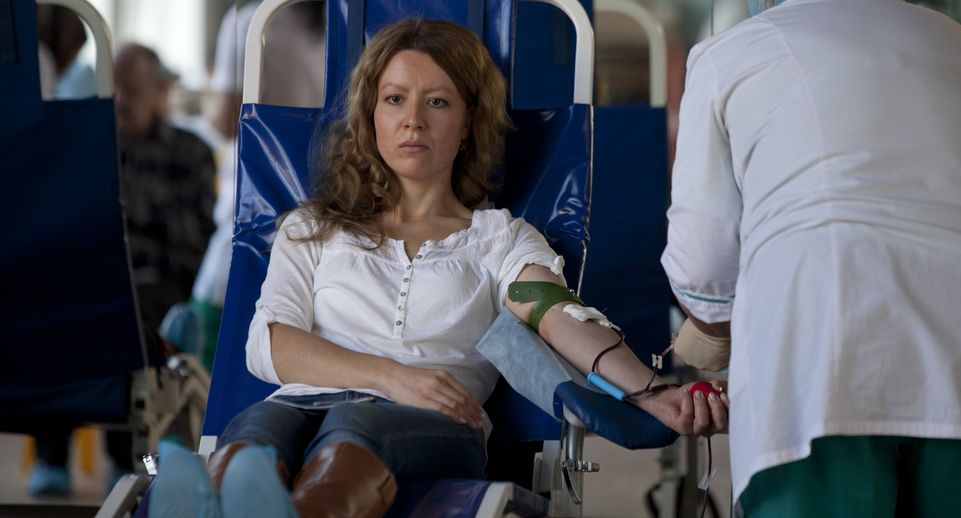 Активисты сдали кровь на Люберецкой станции переливания