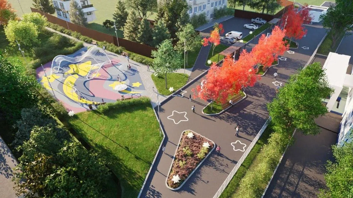 Сквер в поселке Красково Люберец планируют благоустроить в космическом стиле
