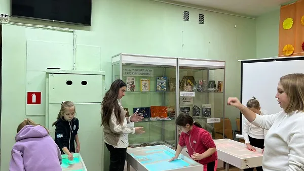 В Рузе прошёл мастер-класс по песочной анимации