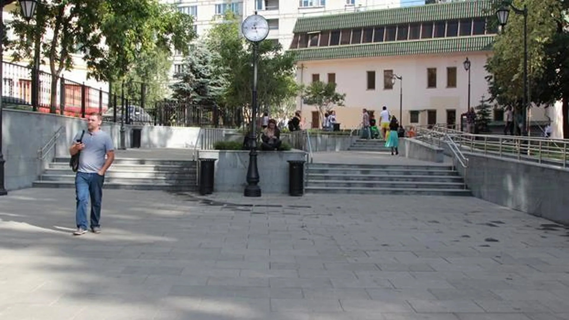 Новое общественное пространство откроют возле станции метро «Бауманская» 18 августа