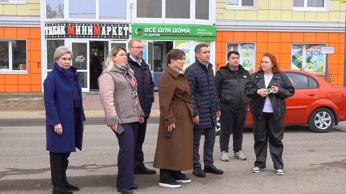 В подмосковном поселке Голубое ликвидируют незаконные торговые объекты