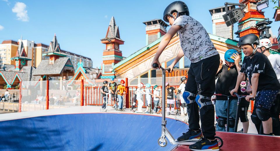 Новый скейт-парк начал работу на площадке «Московских сезонов»