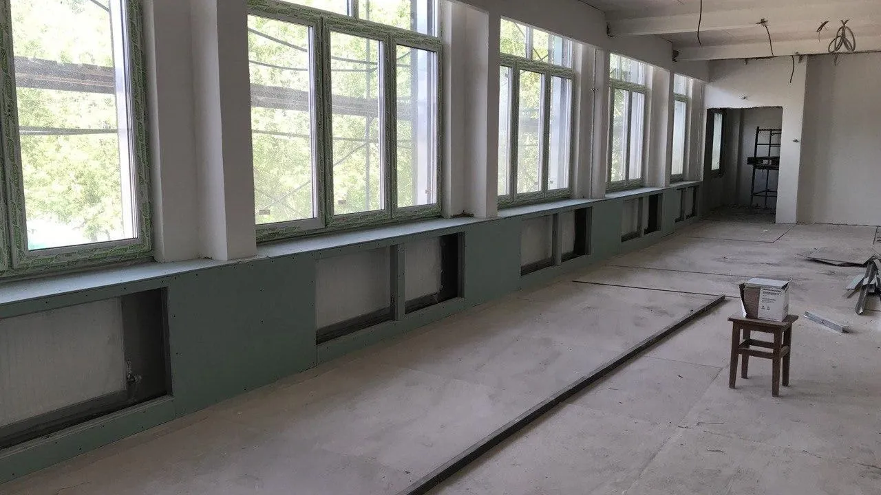 Строительная готовность здания школы № 4 в Сергиевом Посаде составляет 60%