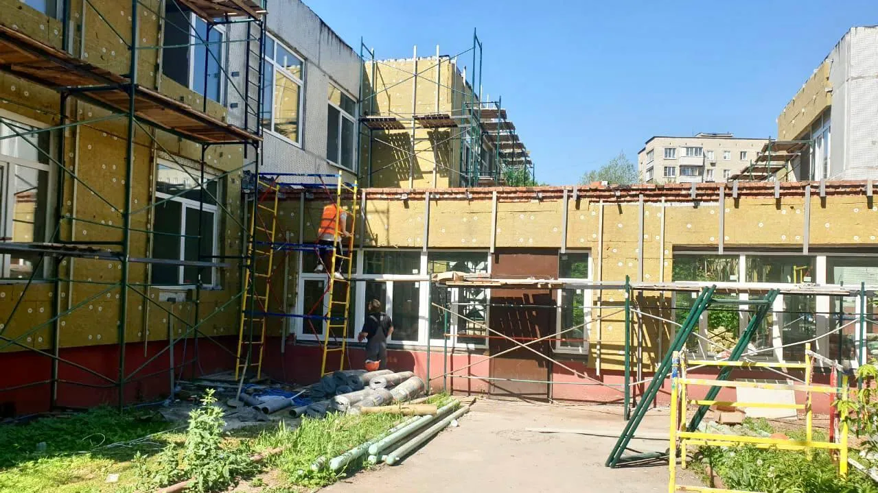 Капремонт дошкольного отделения школы № 1 в Реутове выполнен на 40%