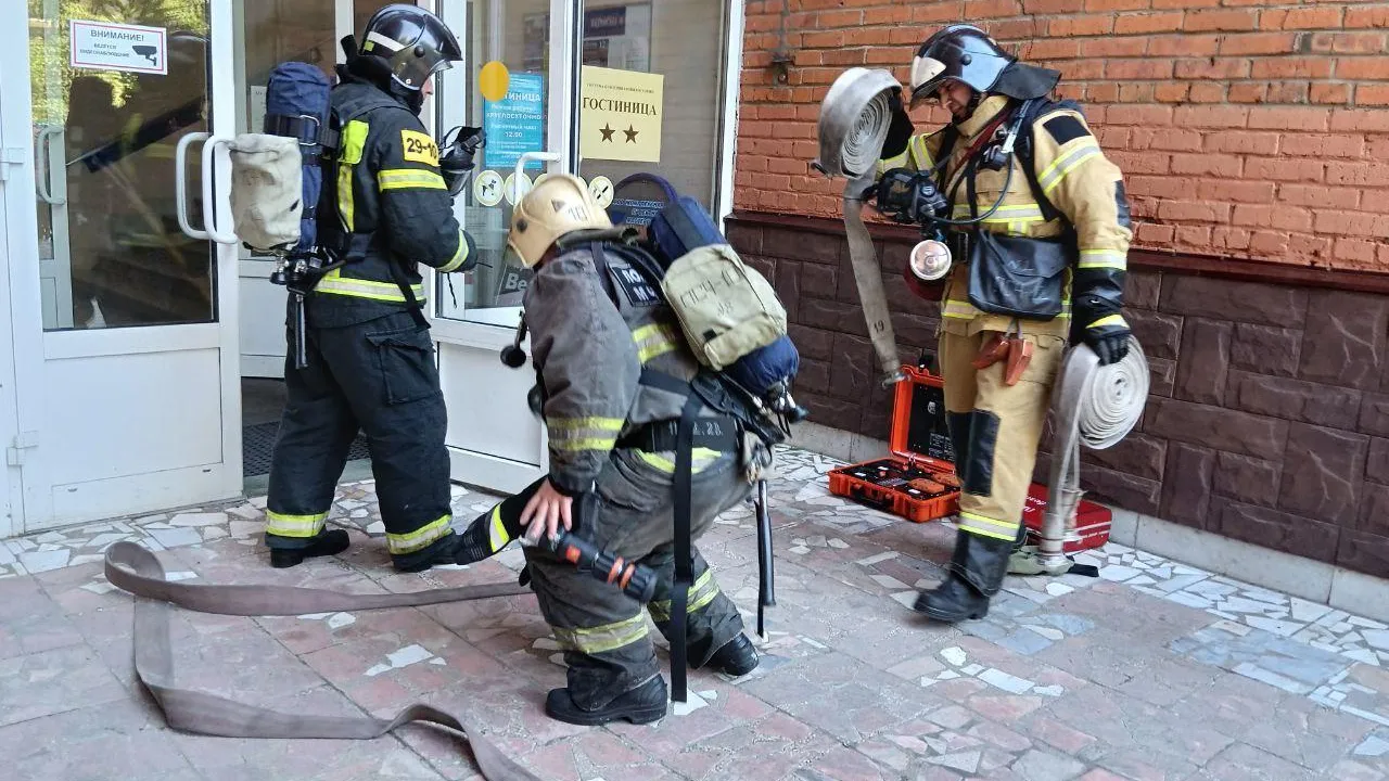 Внеплановые пожарные учения прошли в Черноголовке