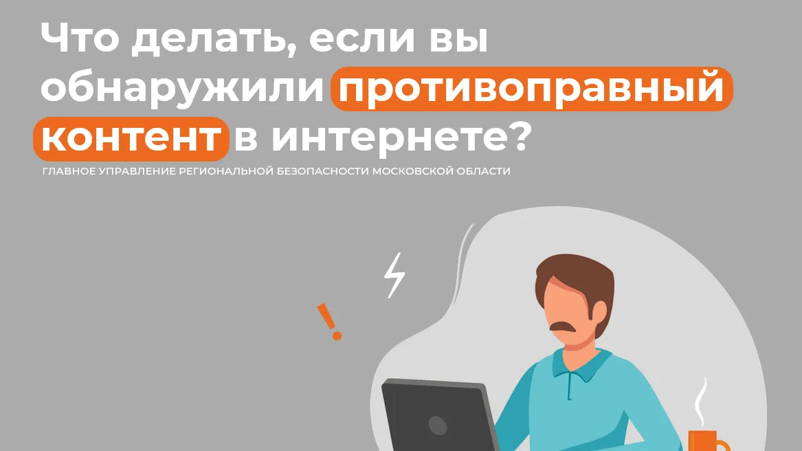 Жителям Подмосковья разъяснили порядок действий при обнаружении запрещенного контента в сети