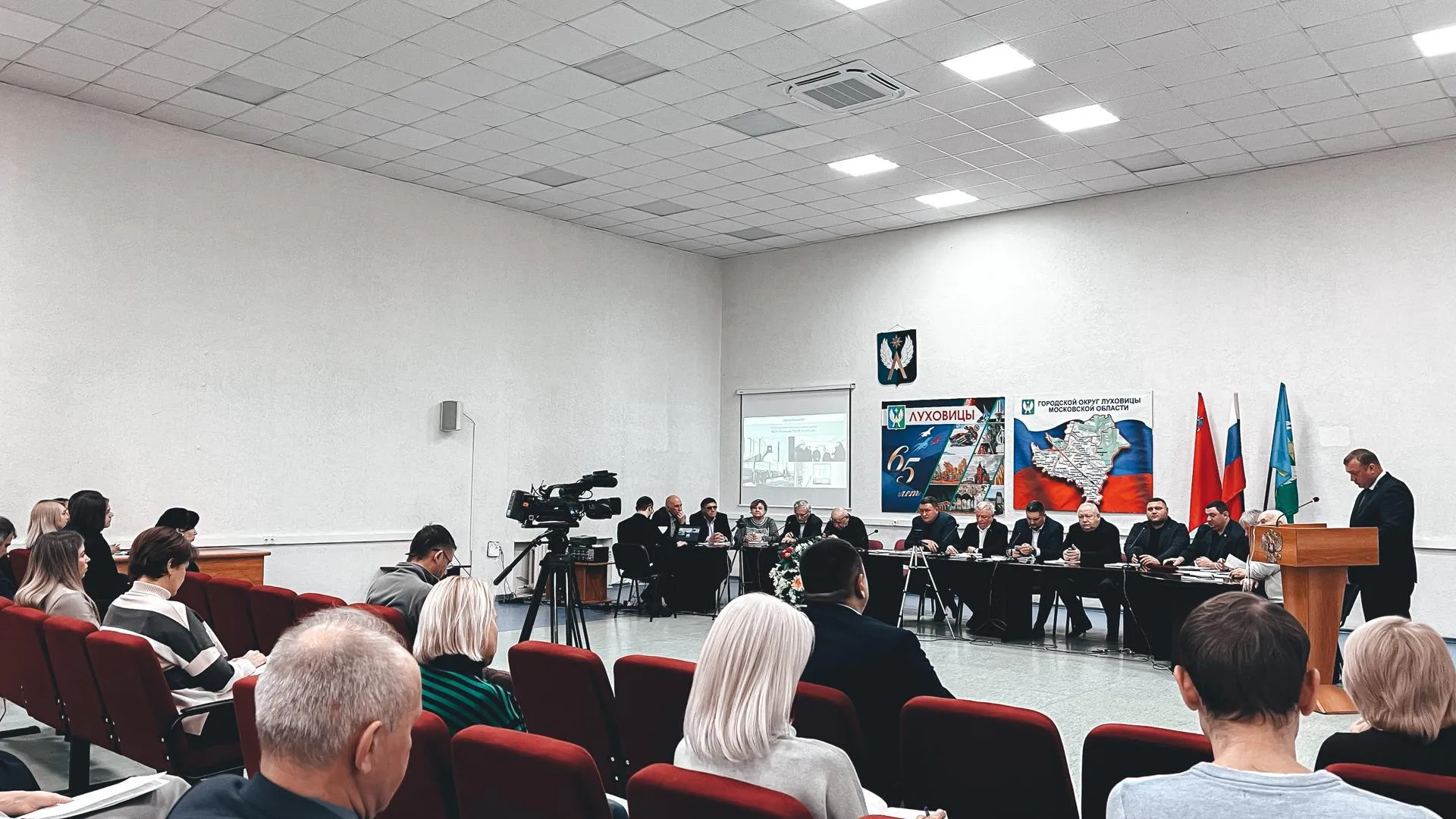Депутат Мособлдумы Коркин отчитался о работе перед жителями Луховиц за 2023 г
