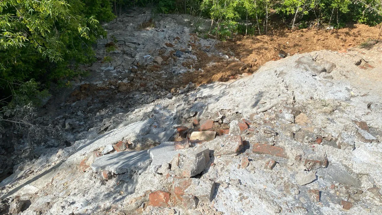 В округе Щелково выявлено незаконное размещение грунтов в водоохранной зоне реки