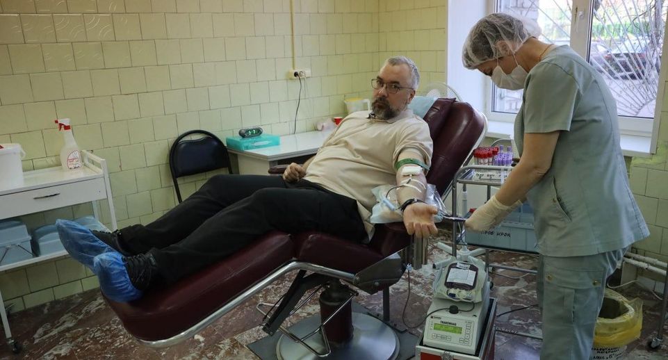 Жители Серпухова посетили отделение переливания крови