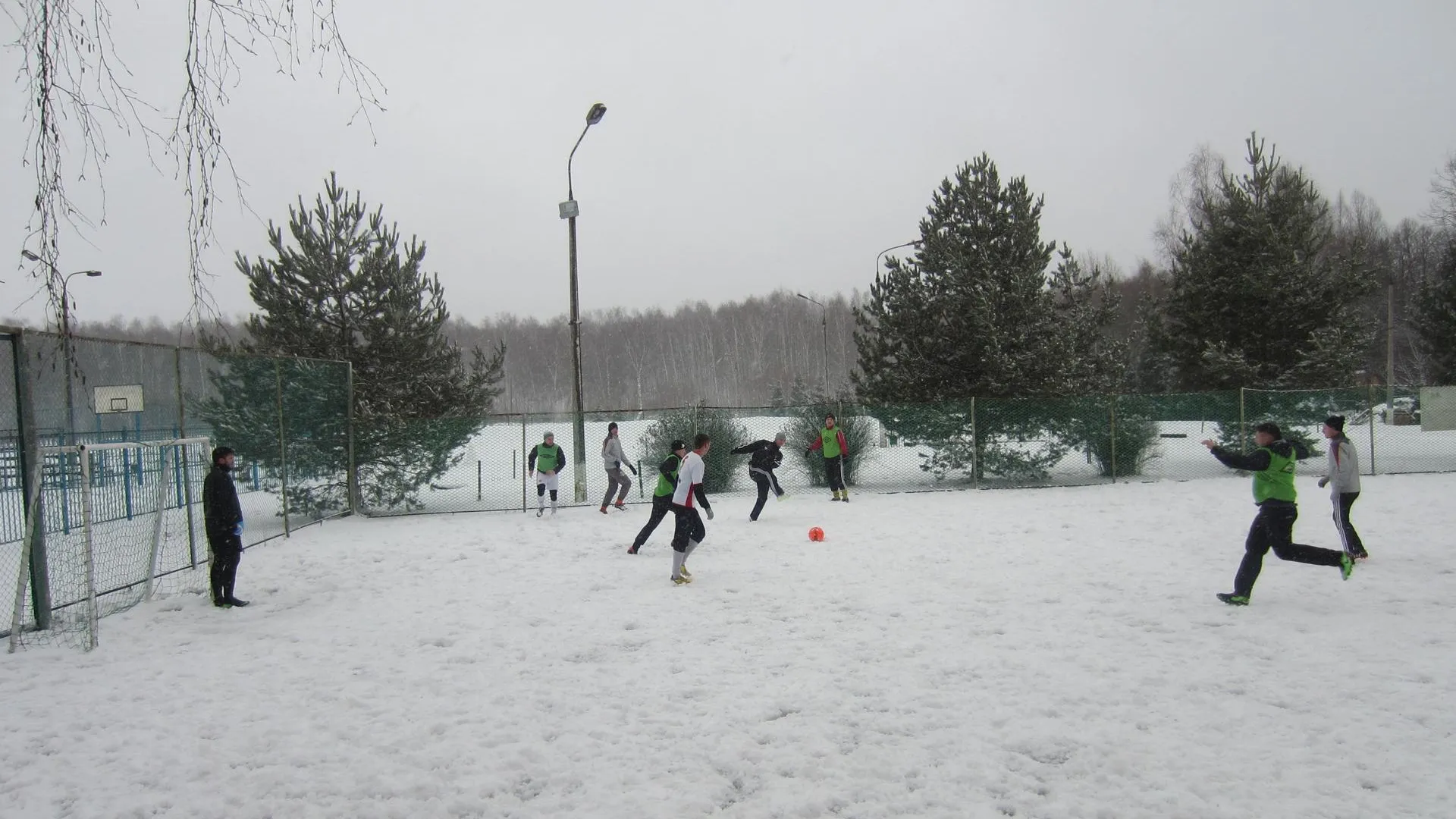 Парад снеговиков и футбольный турнир прошли в Подольском районе