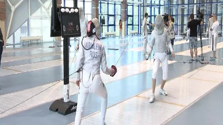 Российские фехтовальщики тренируются перед Олимпийскими играми