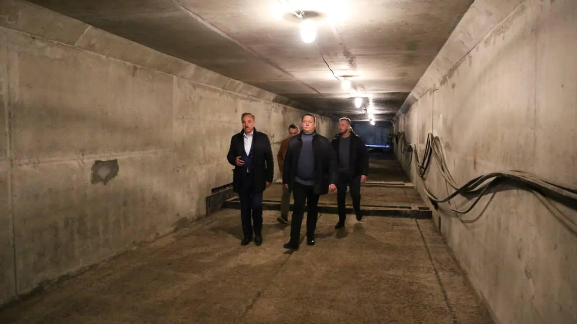 В Люберцах продолжается строительство подземного перехода