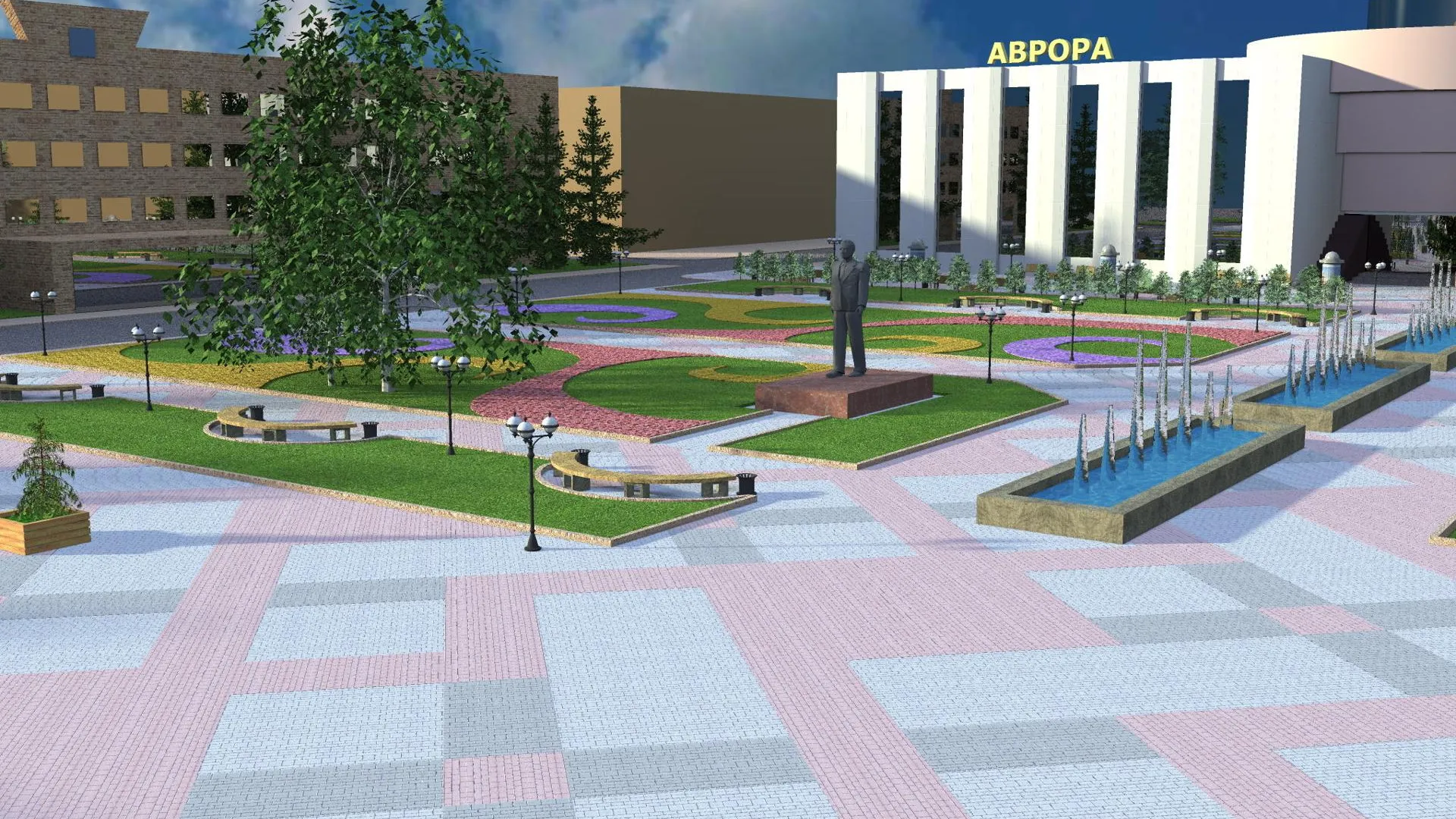 Реконструкцию площади Ленина в Щелкове завершат к 90-летию города