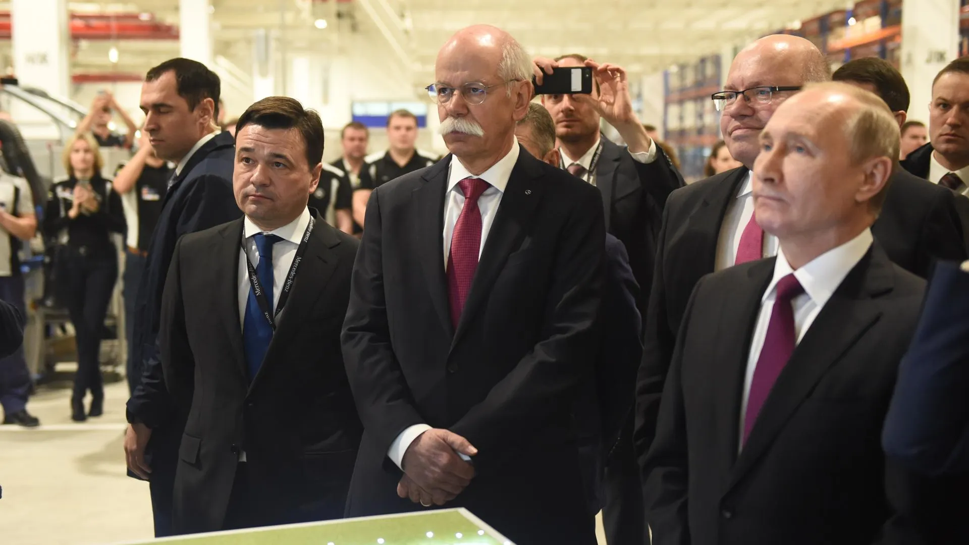 Воробьев: Открытие завода Mercedes стало возможным благодаря поддержке президента