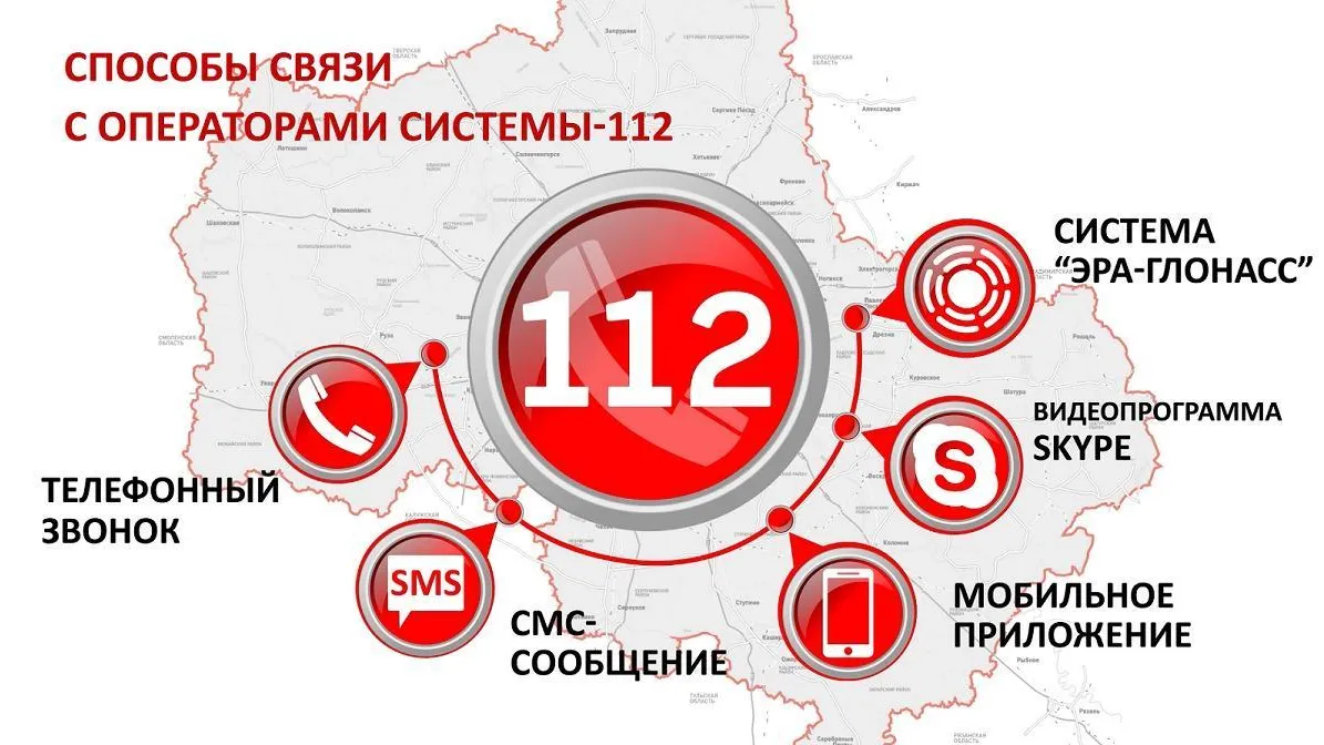 В Подмосковье обратиться за помощью на номер «112» можно разными способами