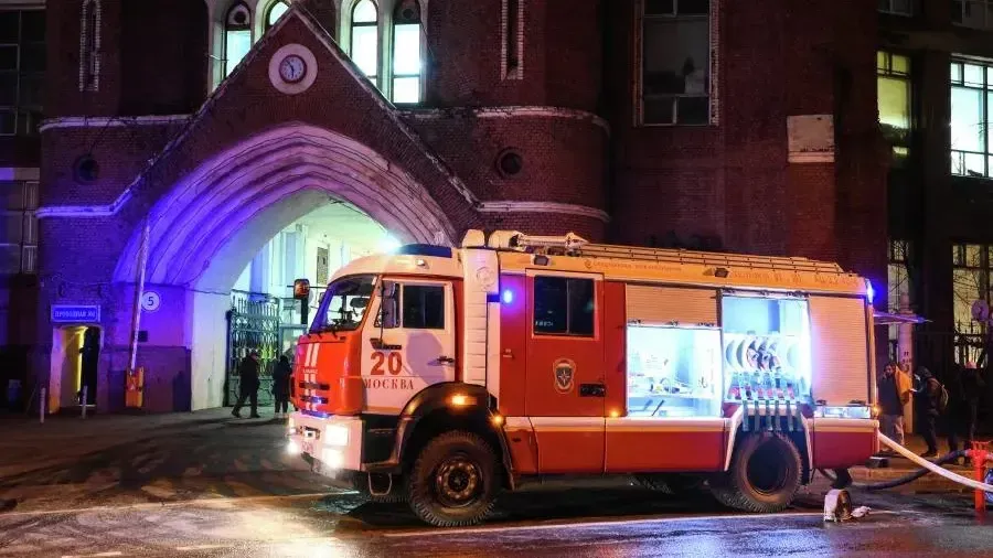 Пожар в здании столичного Электрозавода локализован