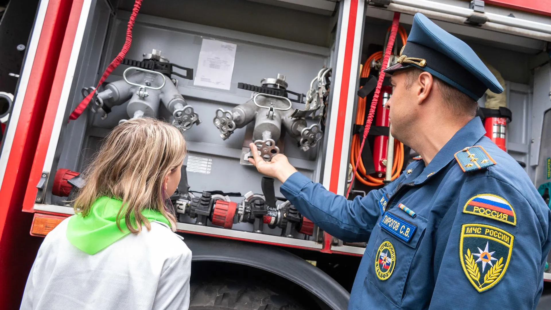 День пожарной безопасности прошел в детском лагере «Левково» в Подмосковье