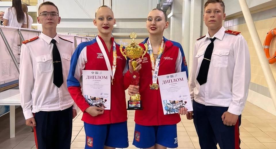 Синхронистки из Подмосковья стали победителями и призерами спартакиады учащихся