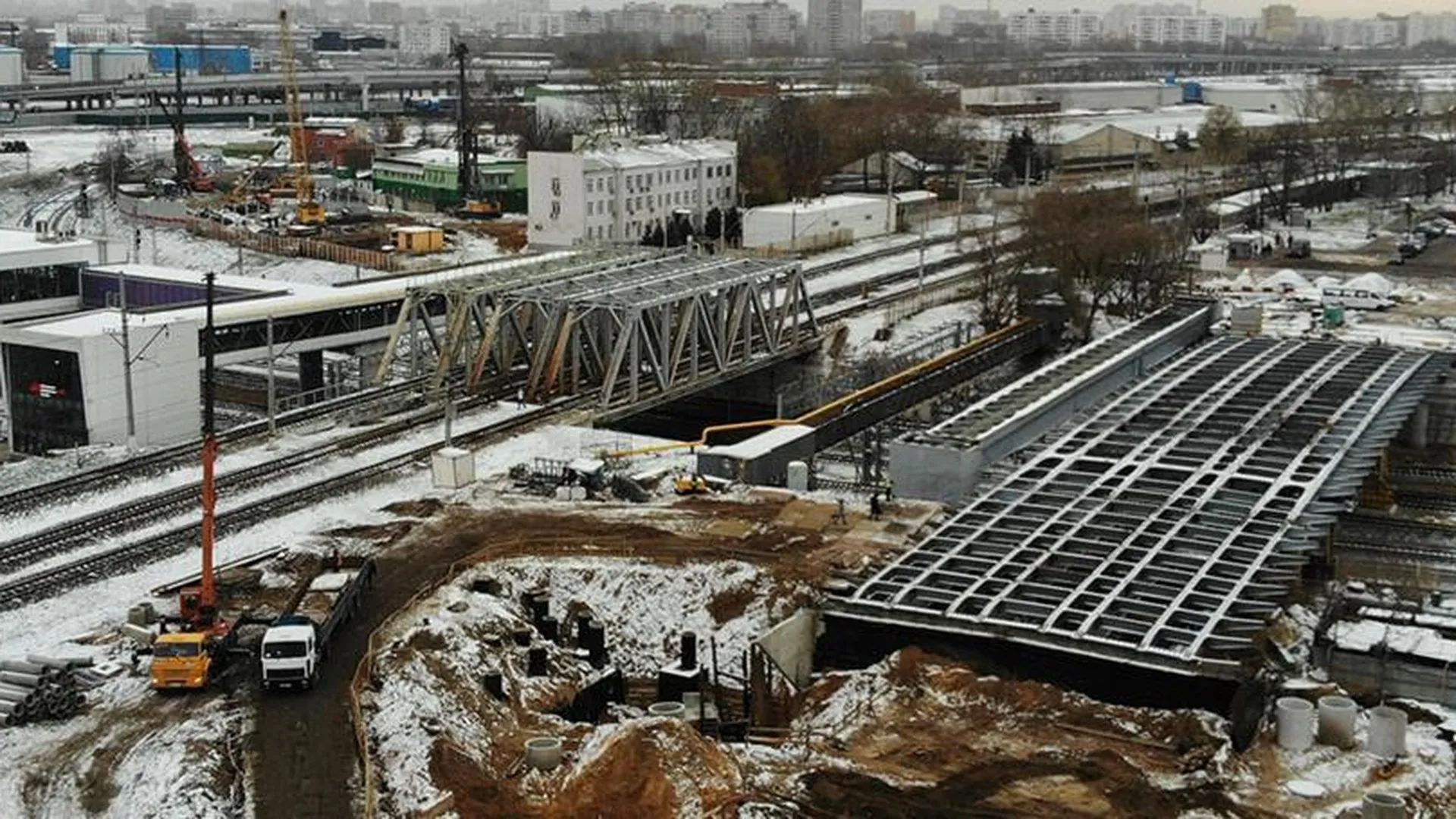 Путепровод через МЦК на юго‑востоке Москвы откроют в начале 2020 года