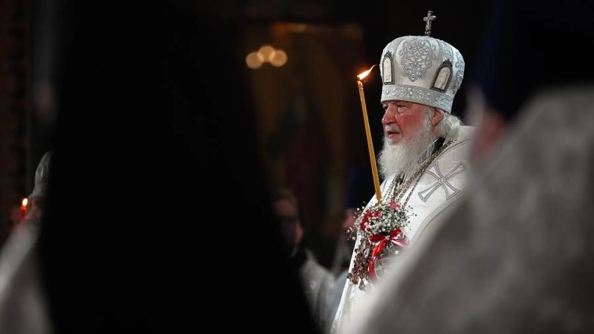Патриарх Кирилл поздравил россиян с Пасхой
