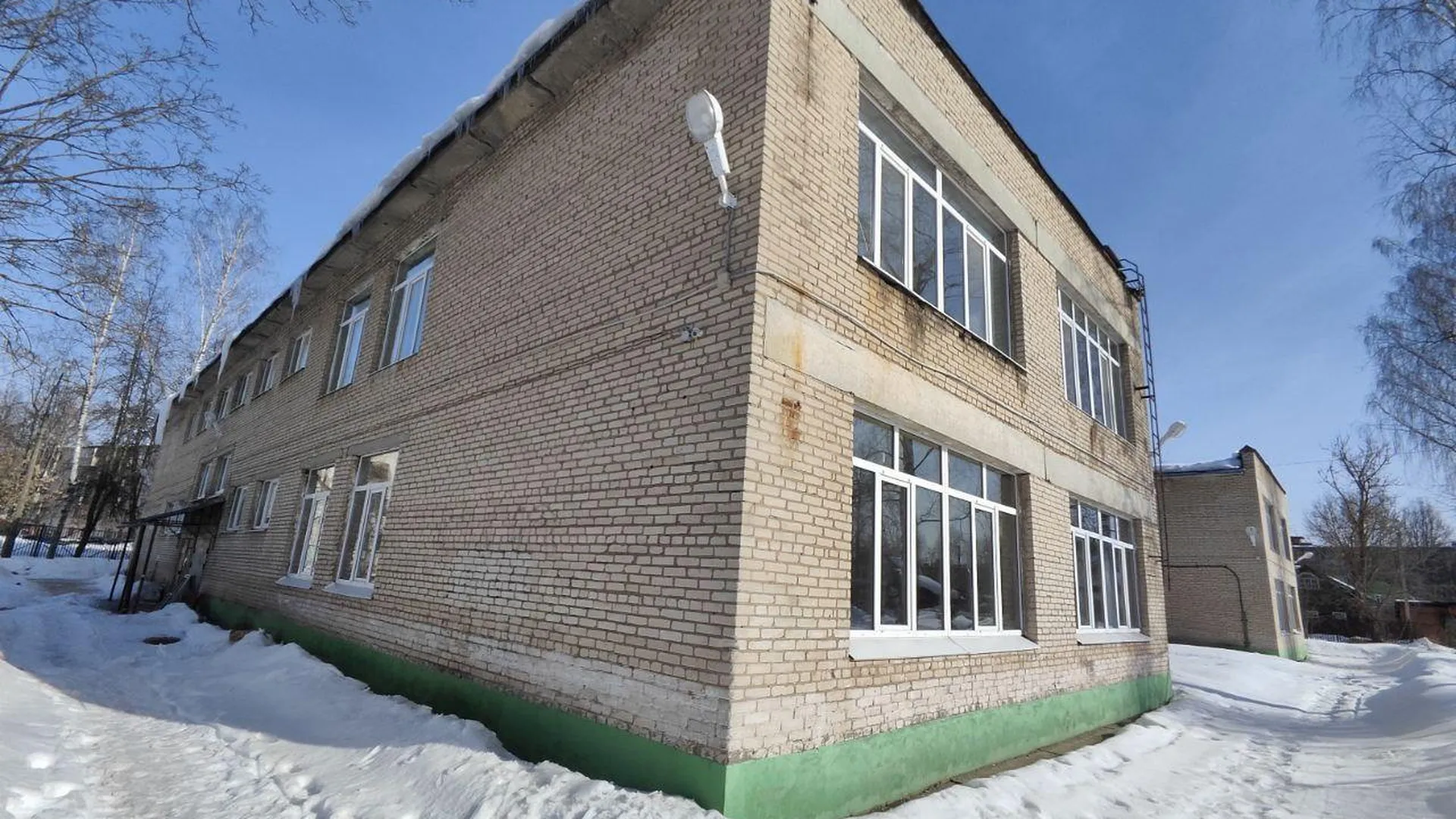 В Хотькове Сергиево‑Посадского округа продолжается капремонт детского сада на 235 мест