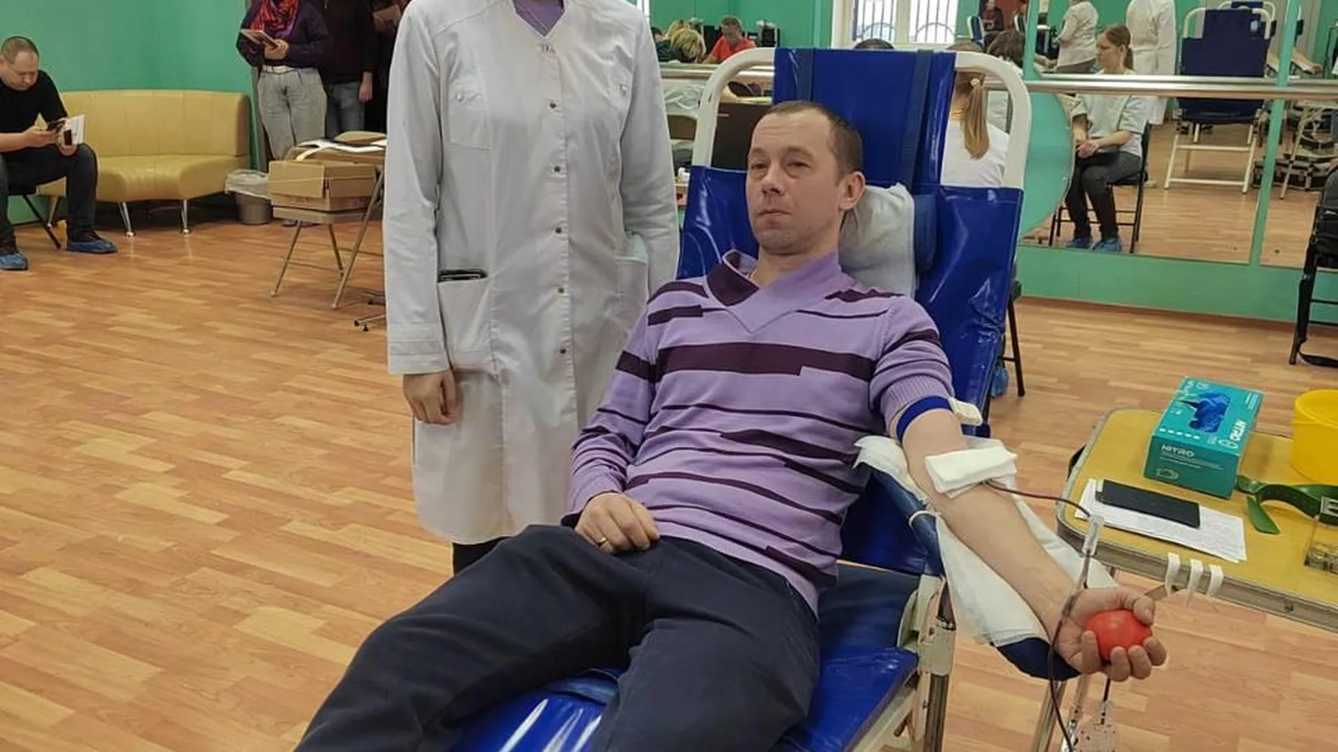Около 32 л крови удалось собрать в рамках выездной донорской акции в Электростали