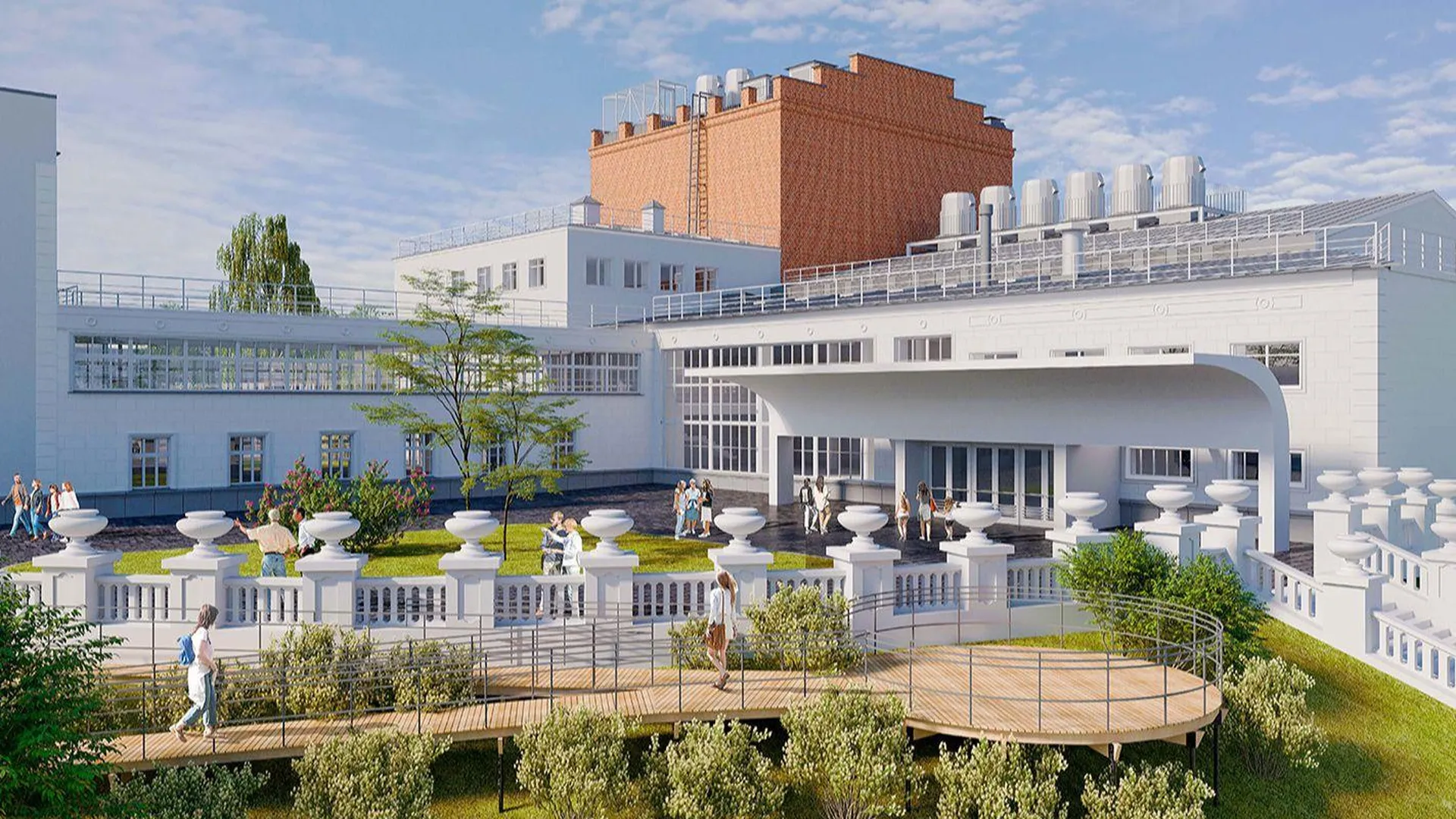 Москвичам рассказали, как отреставрируют Дворец культуры завода «Серп и Молот»