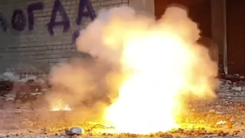 Опубликованы кадры испытания взрывчатки для терактов против российских военных