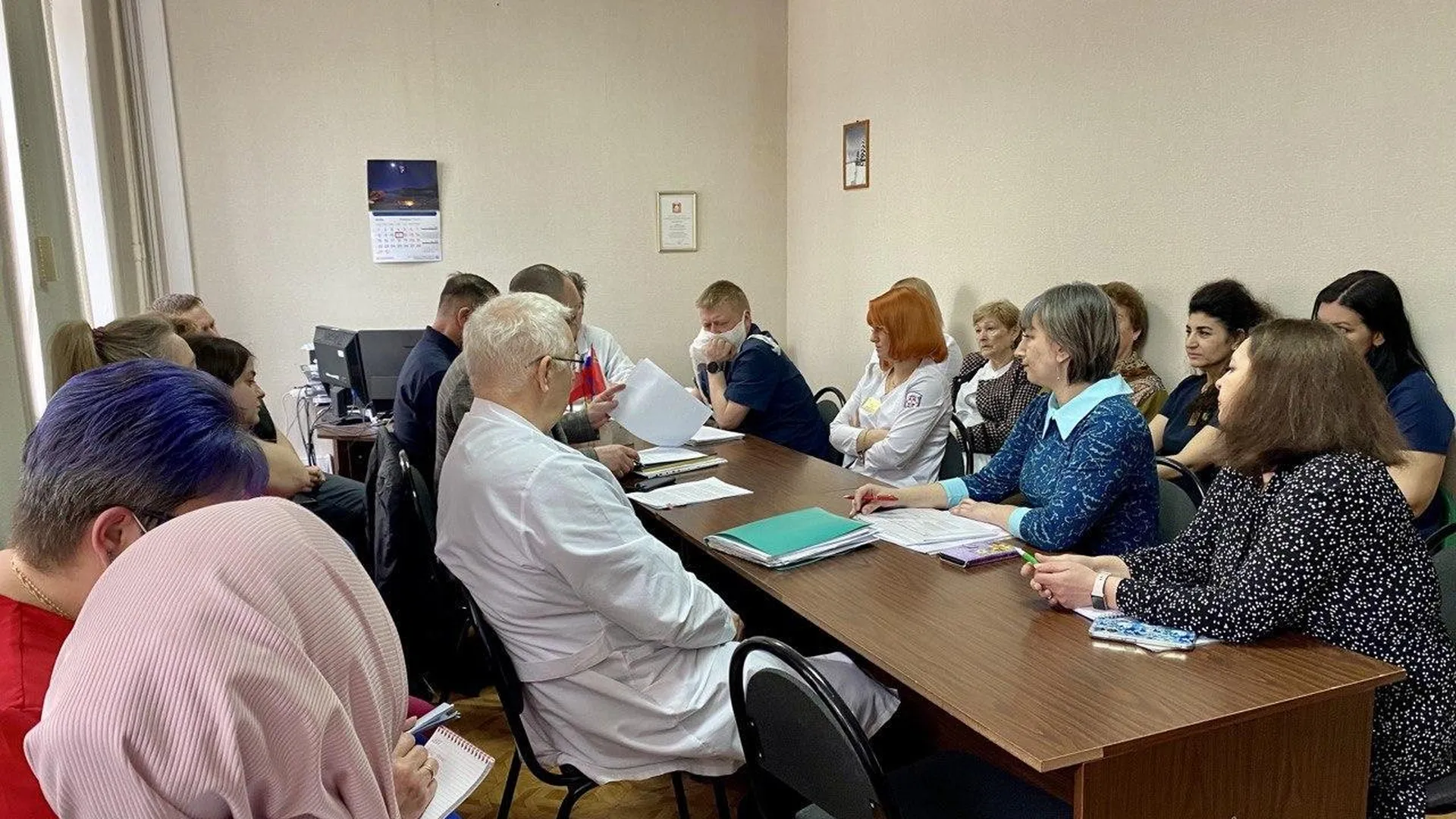 Медикам Рузской больницы рассказали об увеличении социальных выплат