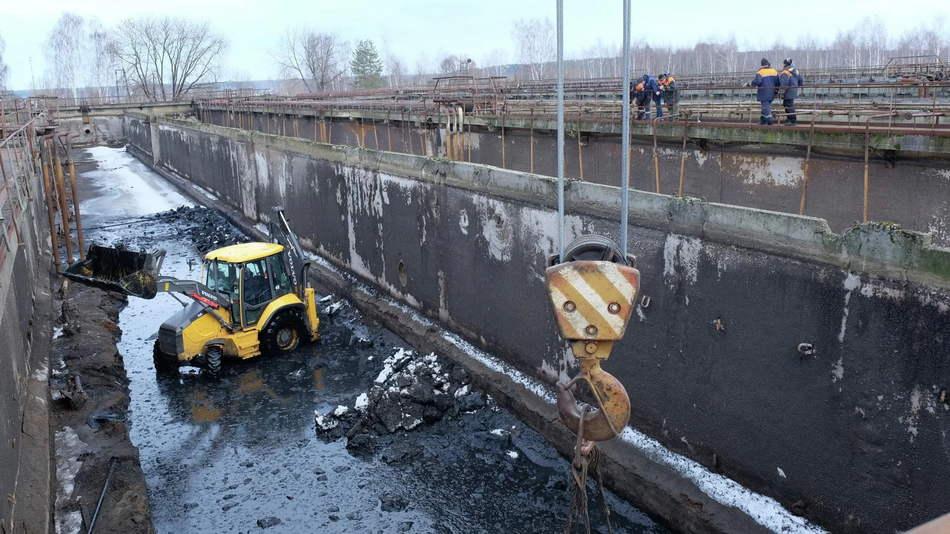 Подготовку к реконструкции очистных сооружений начали в Павловском Посаде