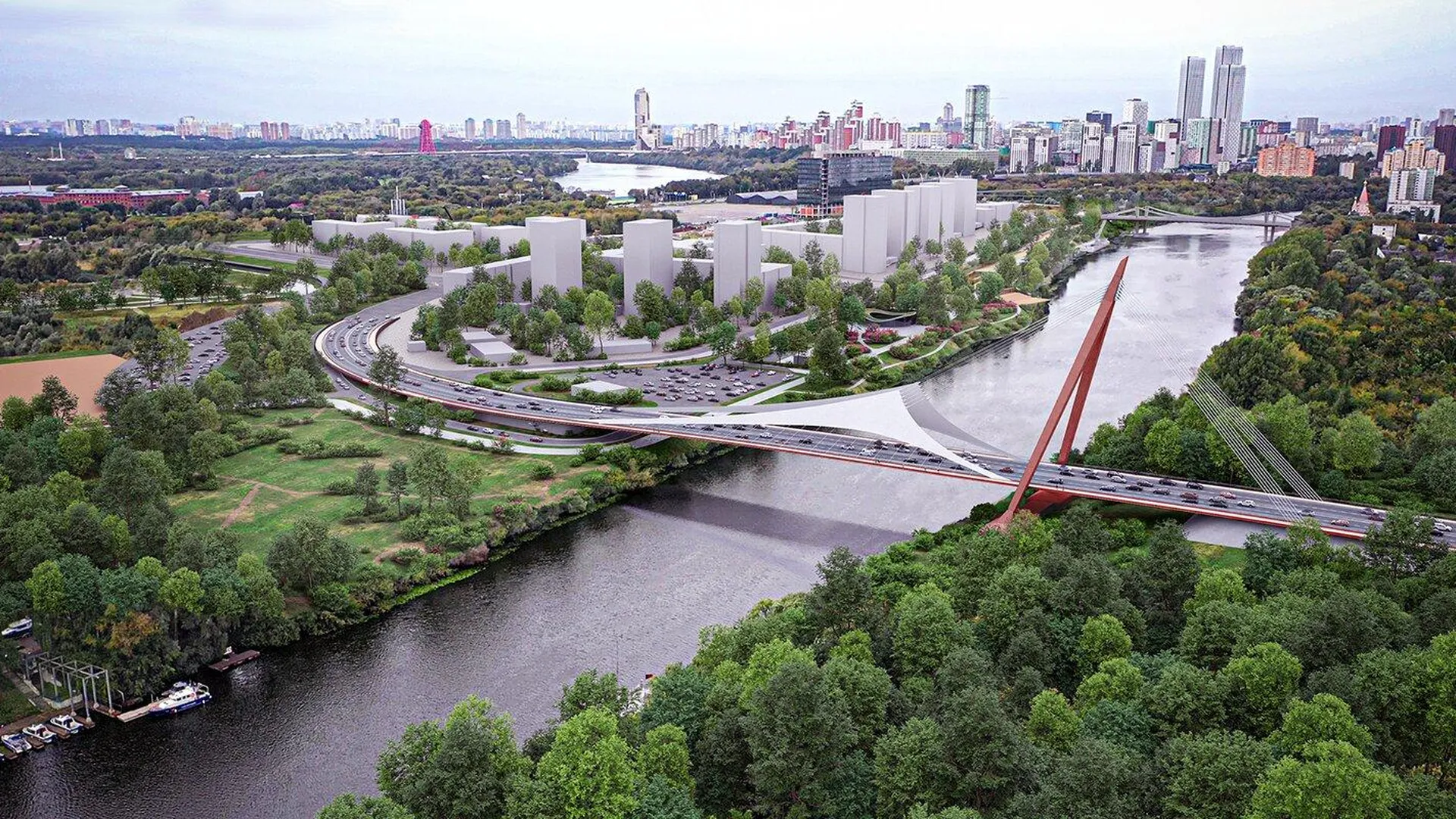 На территории Мневниковской поймы в Москве может появиться более 120 гектаров парковых зон