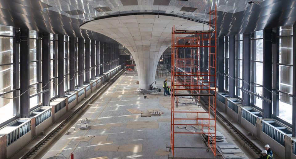 Строительство станции метро «Потапово» в Москве завершится до конца года