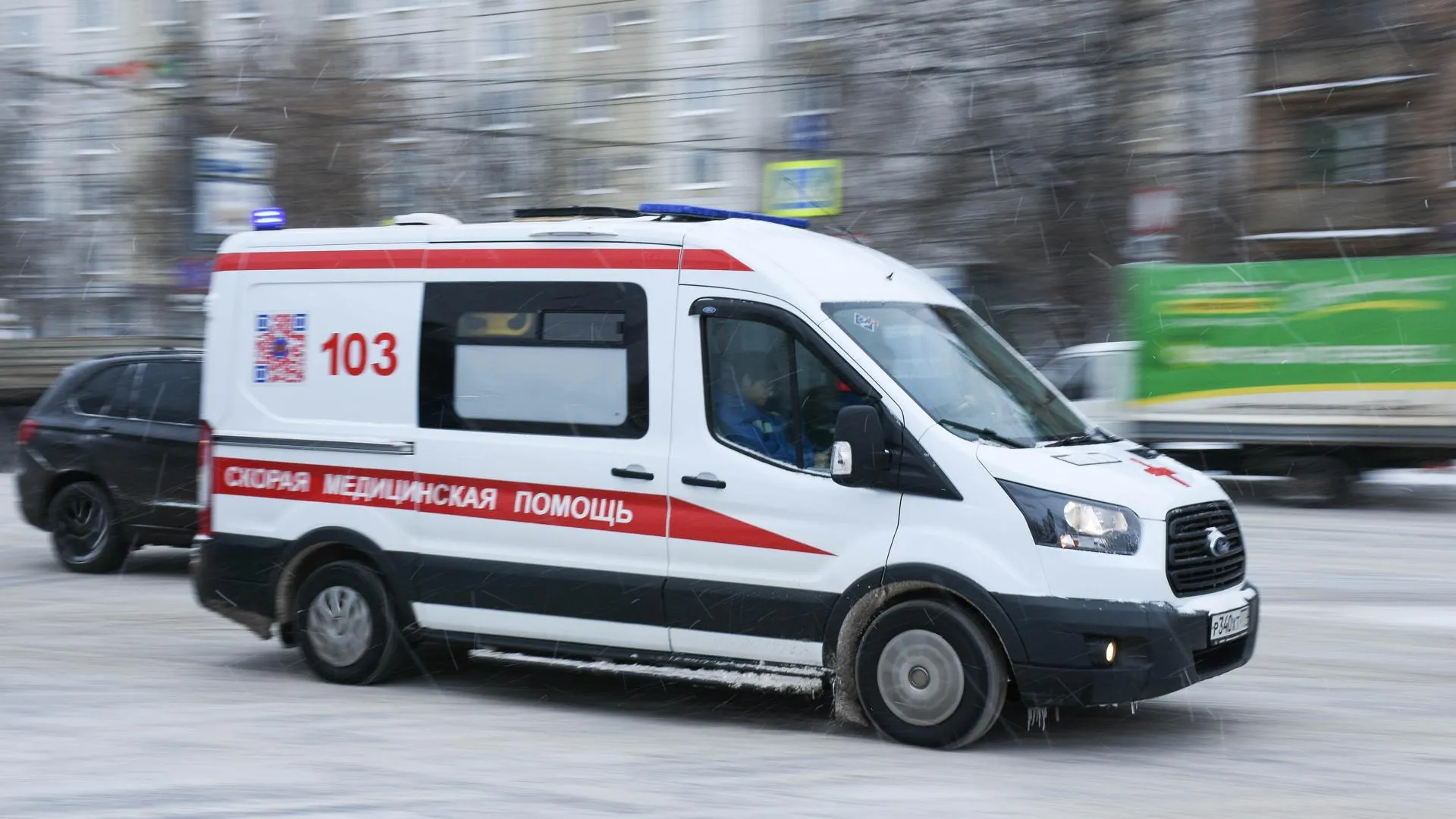 Пожилой пешеход пострадал в результате ДТП в Люберцах