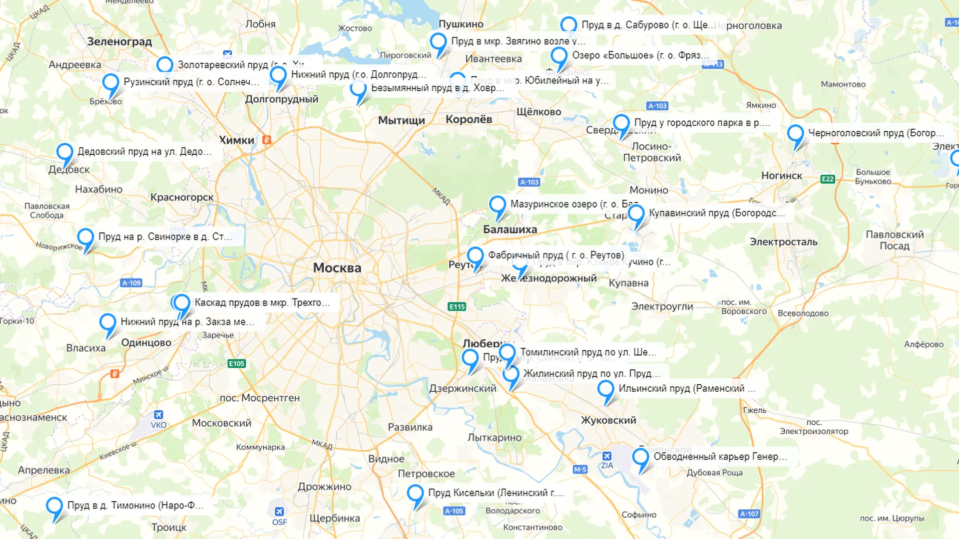 Пляжи москвы и подмосковья на карте. Пляжи москвы и подмосковья на карте