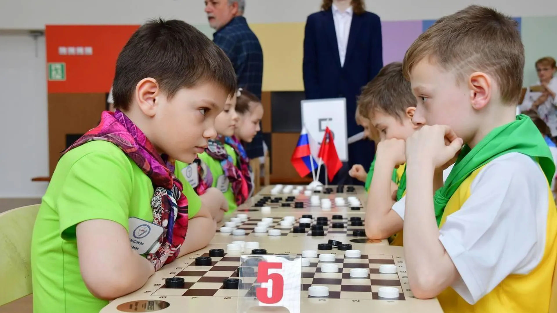 В Подмосковье прошел финал соревнований для дошкольников по шашкам