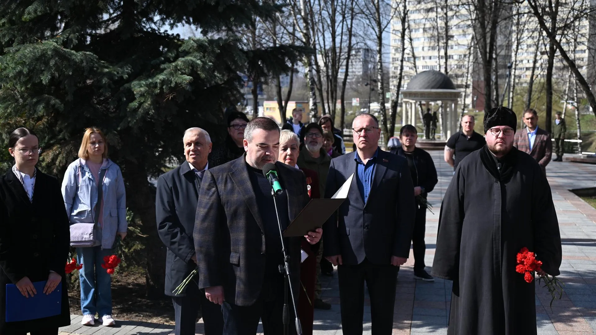Митинг в честь освобождения узников фашистских концлагерей прошел в Видном