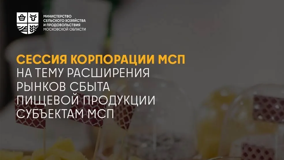 Производителям Подмосковья расскажут об актуальных мерах господдержки