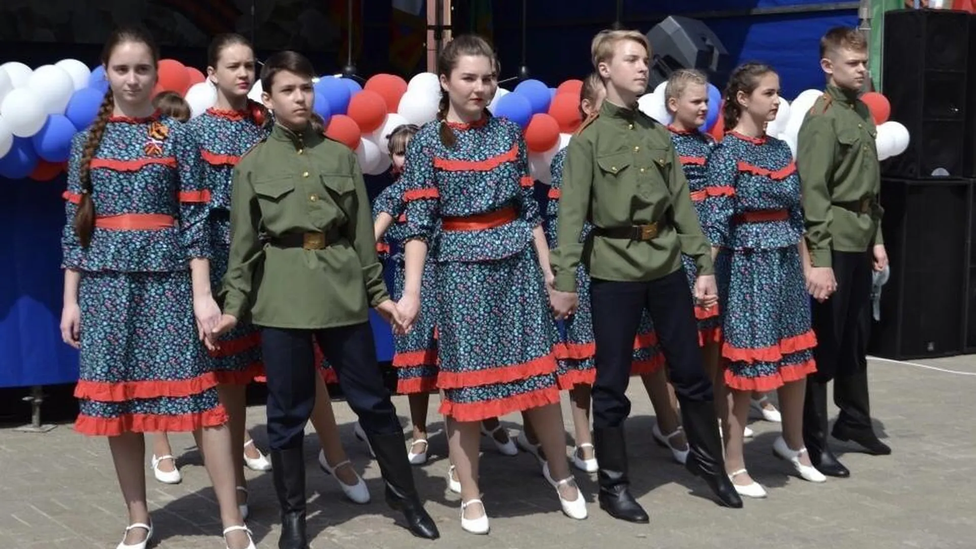 День Победы отметили в Электрогорске парадом, молебном и концертом