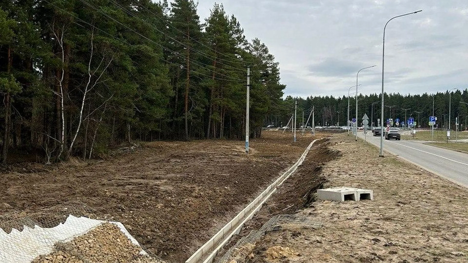 В селе Павловская Слобода округа Истра завершено строительство нового водовода