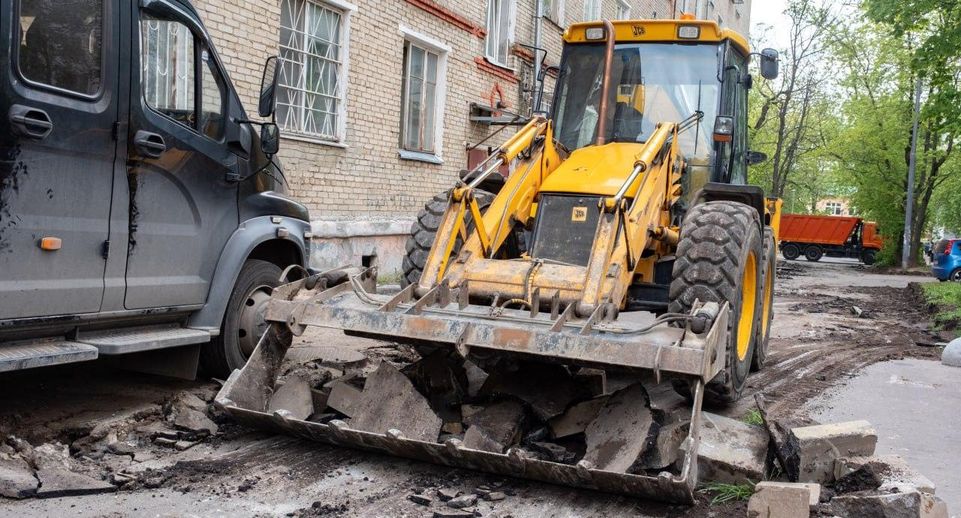 В Подмосковье отремонтируют дворы для 700 тыс жителей до конца августа