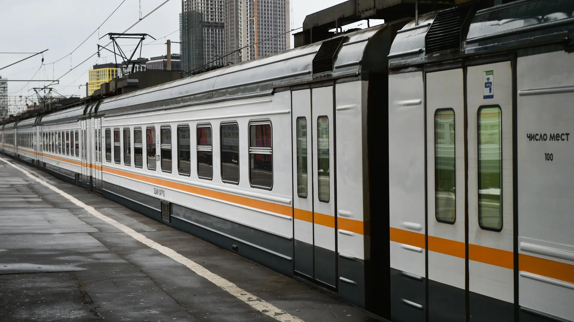 Поезд в Москве насмерть сбил женщину, проходившую вдоль ж/д путей