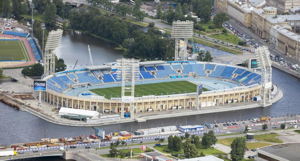 В Петербурге реконструируют стадион «Петровский»