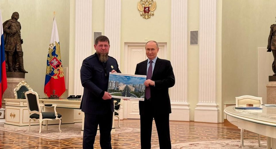Глава Чечни доложил Путину о развитии республики