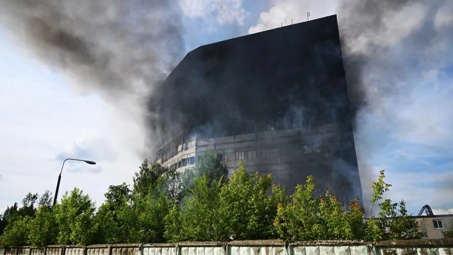 ТАСС: пожар во Фрязине произошел из-за дугового пробоя в электросети