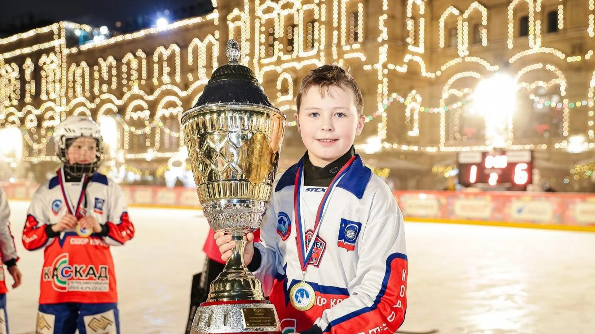 Юные хоккеисты Королева впервые выиграли Кубок Патриарха среди команд по русскому хоккею