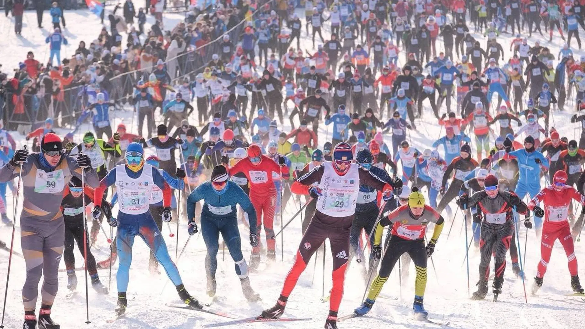 Самая крупная гонка «Лыжня России» прошла 10 февраля