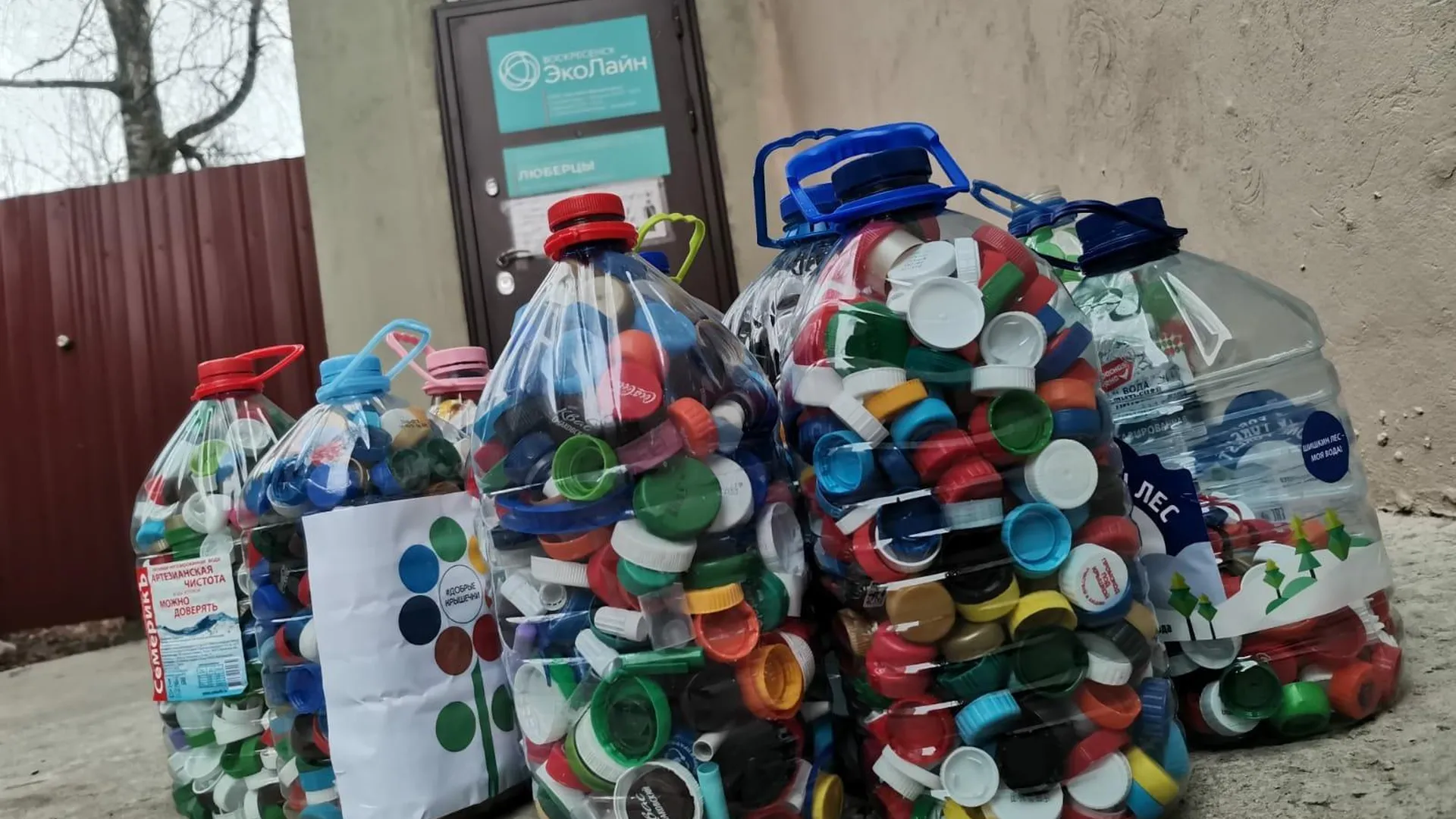 Жители Подмосковья ежемесячно передают регоператорам пластиковые крышечки для переработки