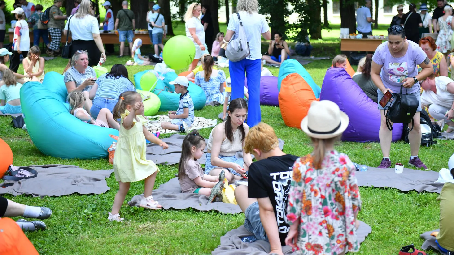 В Химках провели пикник с семьями участников СВО