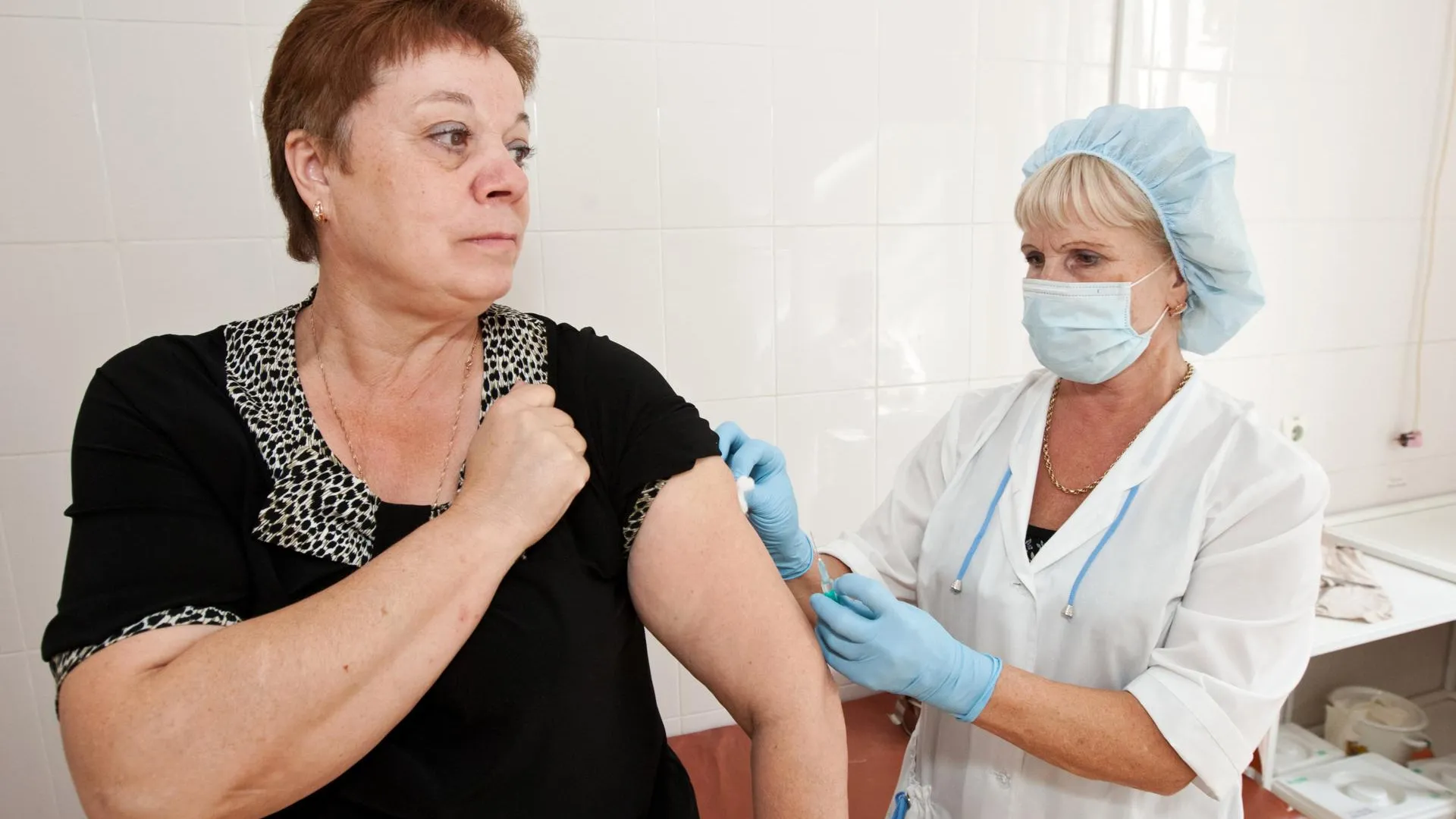 Около 30% жителей Серпуховского района сделали прививки от гриппа